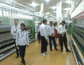 Industrial visit GTN Spinning Mill  Baramati