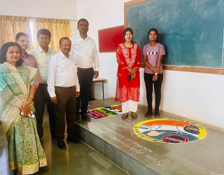 Election Awareness Rangoli Competion