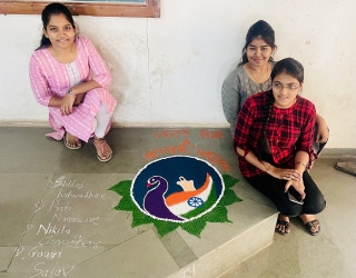 Election Awareness Rangoli Competion