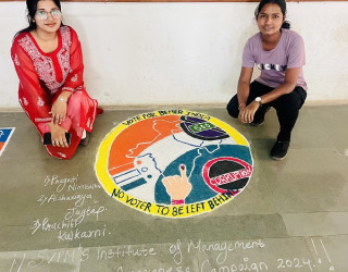 Election Awareness Rangoli Competion